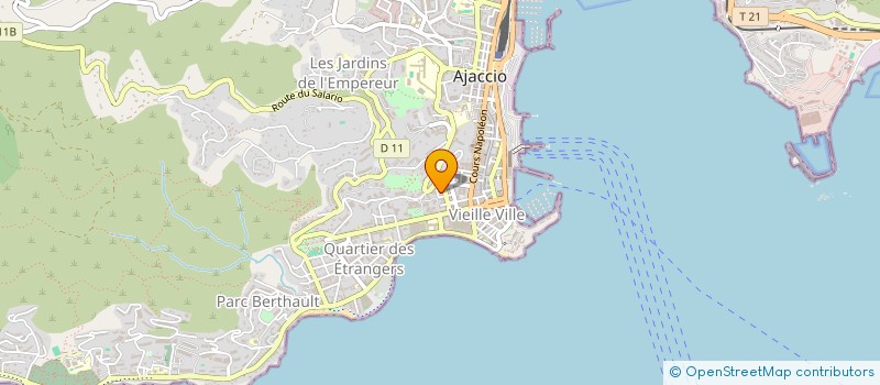 localisation de l'entreprise SARL AB NETTOYAGE à AJACCIO