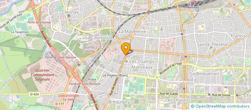 localisation de l'entreprise SARL AB2M  SAINT-JACQUES-DE-LA-LANDE