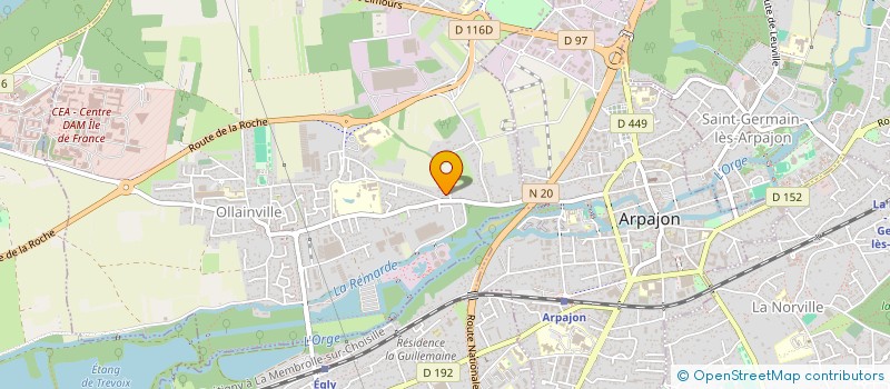 localisation de l'entreprise SARL AB2S SERVICES à OLLAINVILLE