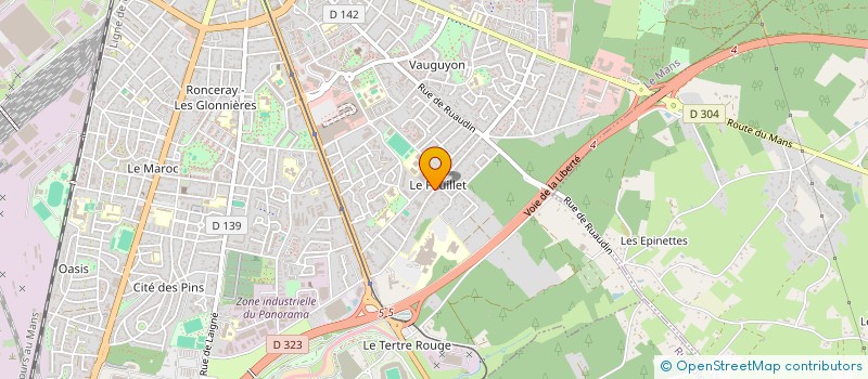 localisation de l'entreprise SARL ABA (AMBULANCE BRILLAND ASSOCIE) à LE MANS