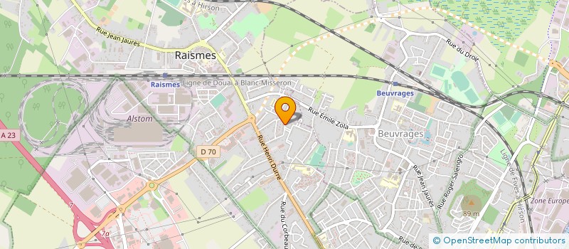 localisation de l'entreprise SARL ABADA BATIMENTS SERVICES  RAISMES