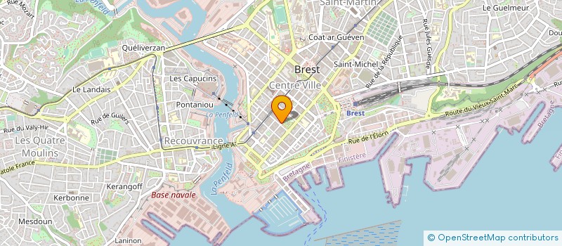 localisation de l'entreprise SARL ABAQE - ATELIER BRETAGNE ARCHITECTURE ET QUALITE DE L'ENVIRONNEMENT à BREST