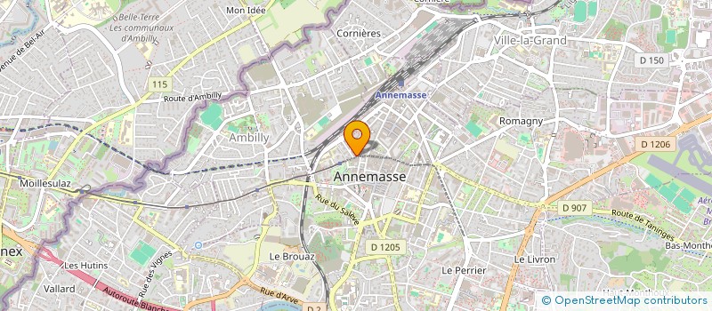 localisation de l'entreprise SARL ABAT TECHNIQUE à ANNEMASSE