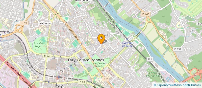 localisation de l'entreprise SARL ABAX à EVRY-COURCOURONNES