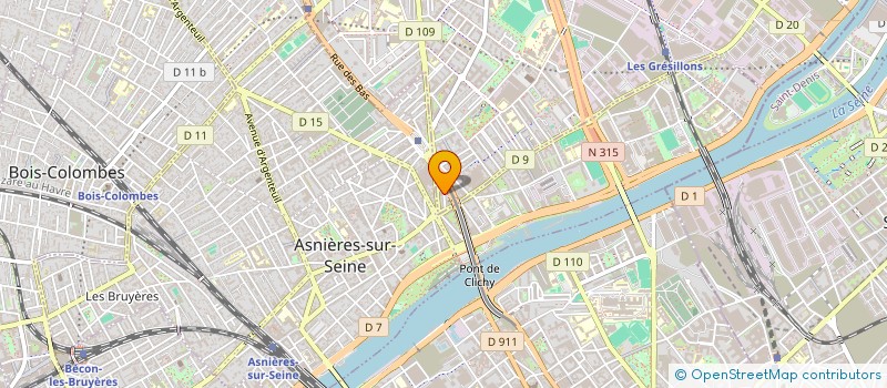 localisation de l'entreprise SARL ABBAS  GENNEVILLIERS