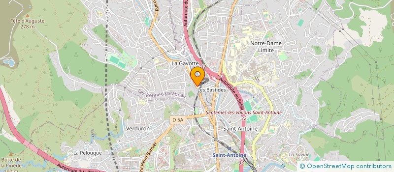 localisation de l'entreprise SARL ABC à LES PENNES-MIRABEAU