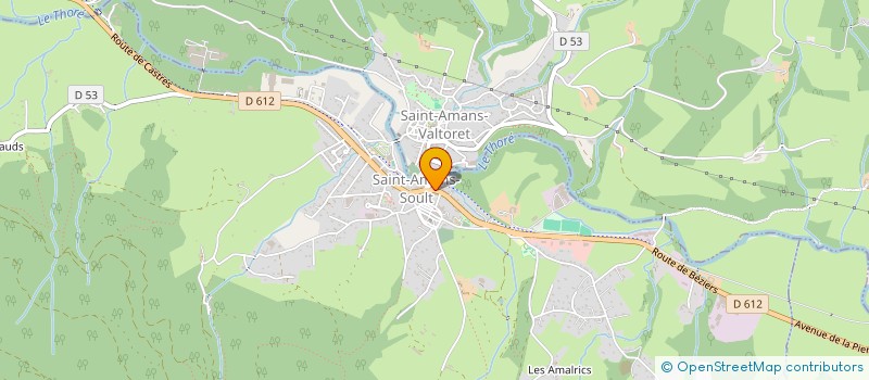 localisation de l'entreprise SARL ABC ELEC MULTI SERVICES à SAINT-AMANS-SOULT
