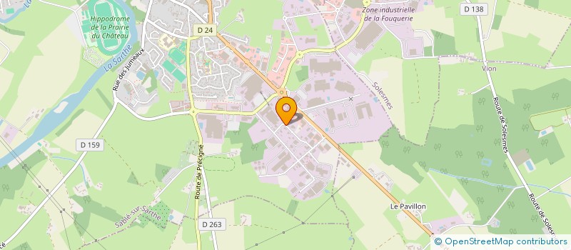 localisation de l'entreprise SARL ABC ETANCHEITE  SABLE-SUR-SARTHE