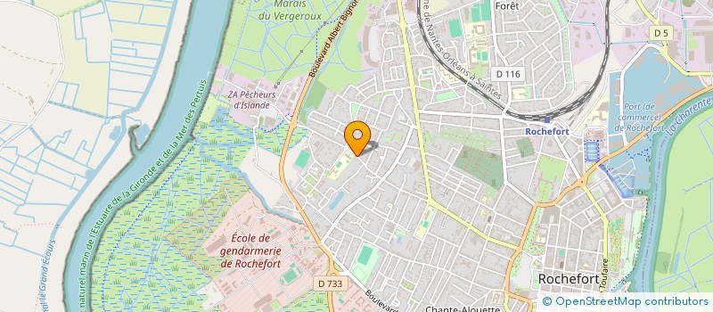 localisation de l'entreprise SARL ABC NETTOYAGE  ROCHEFORT