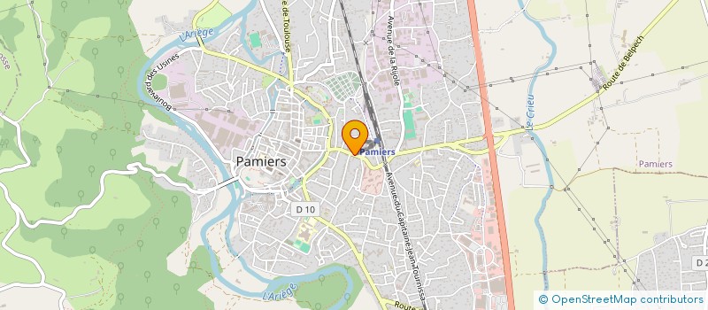 localisation de l'entreprise SARL ABC PARQUET à PAMIERS