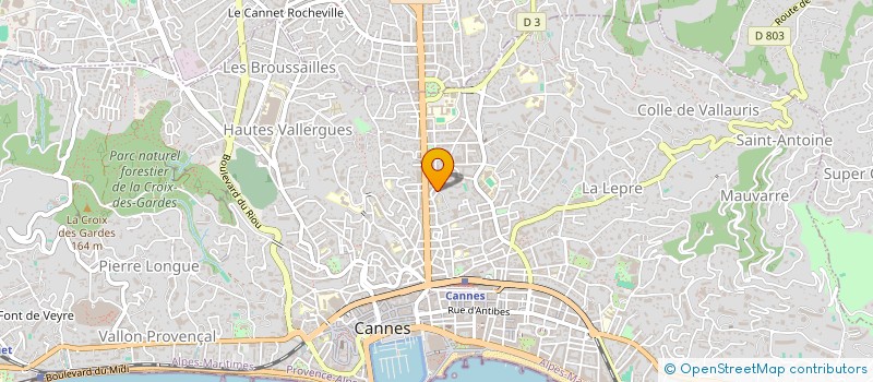 localisation de l'entreprise SARL ABC SERRURERIE MULTI SERVICES à CANNES