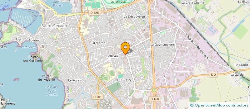 localisation de l'entreprise SARL ABC SERVICES ST MALO  SAINT-MALO