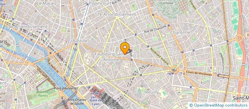 localisation de l'entreprise SARL ABCD BATIMENT à PARIS