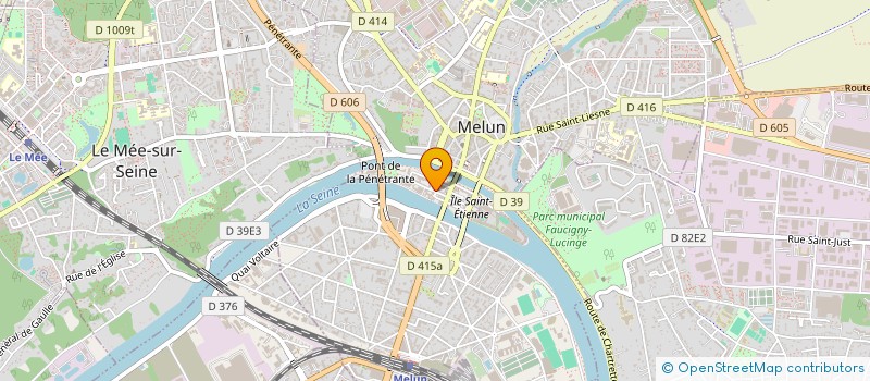 localisation de l'entreprise SARL ABE VILLEVAUDET à MELUN