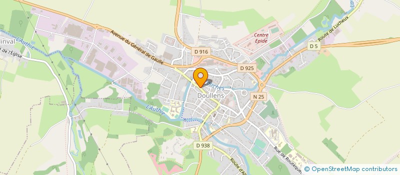 localisation de l'entreprise SARL ABEL LEULIER à DOULLENS