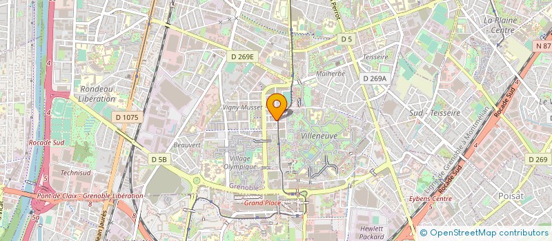 localisation de l'entreprise SARL ABIDINE DISTRIBUTION à GRENOBLE