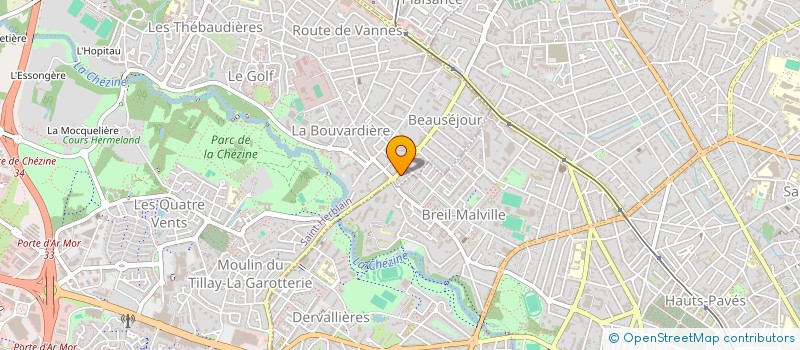 localisation de l'entreprise SARL ABIN COIFFURE à SAINT-HERBLAIN