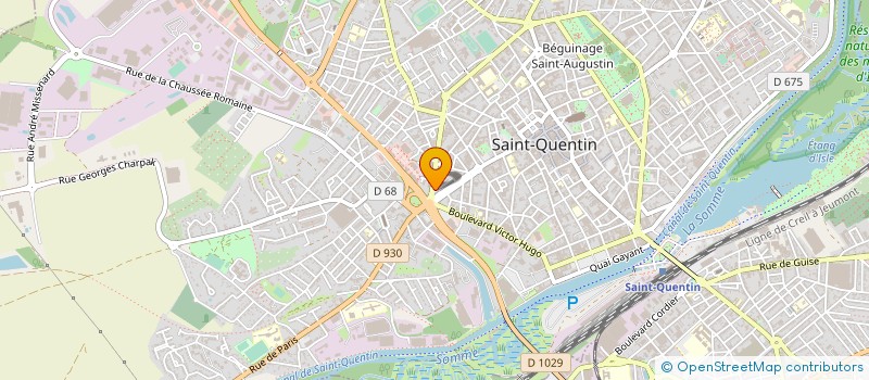 localisation de l'entreprise SARL ABIX à SAINT-QUENTIN