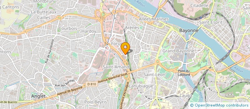 localisation de l'entreprise SARL ABJT à BAYONNE