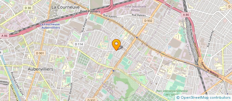 localisation de l'entreprise SARL ABK BATIMENT à AUBERVILLIERS