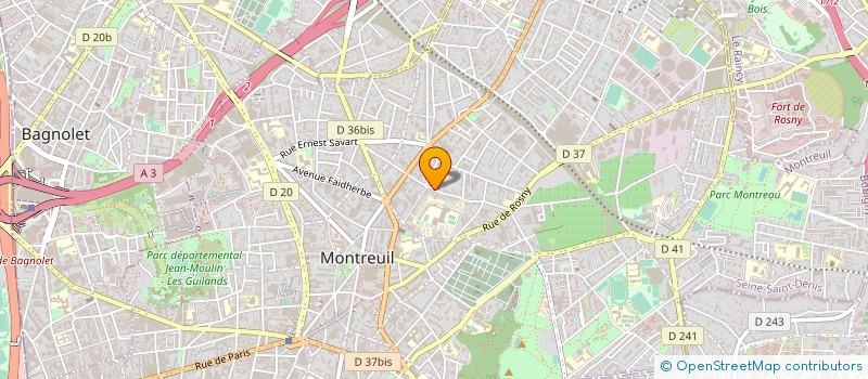 localisation de l'entreprise SARL ABLA à MONTREUIL