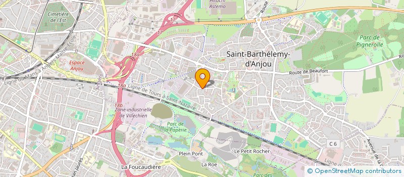 localisation de l'entreprise SARL ABLAC à SAINT-BARTHELEMY-D'ANJOU