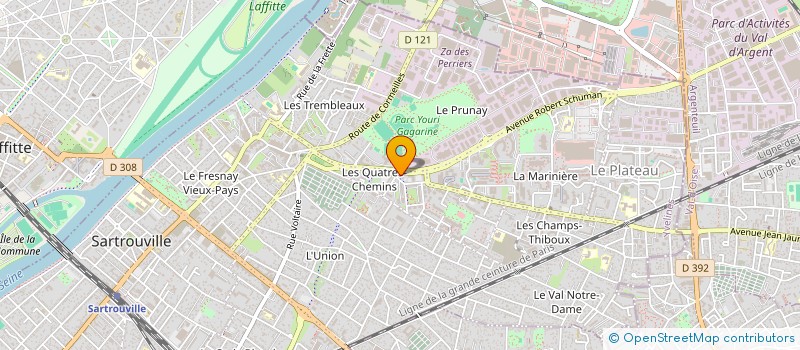 localisation de l'entreprise SARL ABM INTERNATIONALE à SARTROUVILLE
