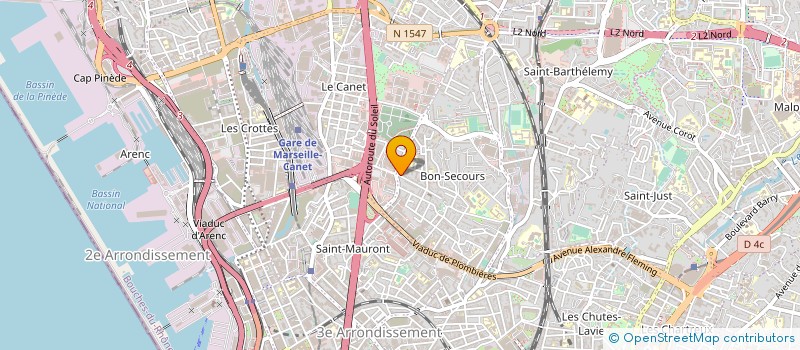 localisation de l'entreprise SARL ABN  MARSEILLE