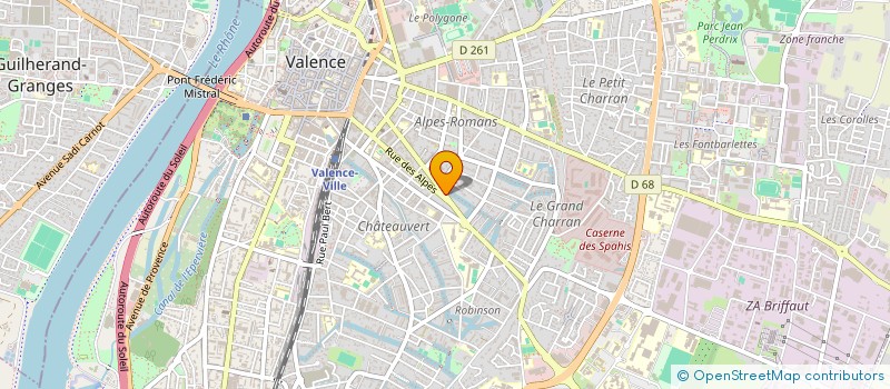 localisation de l'entreprise SARL ABRIGO à VALENCE