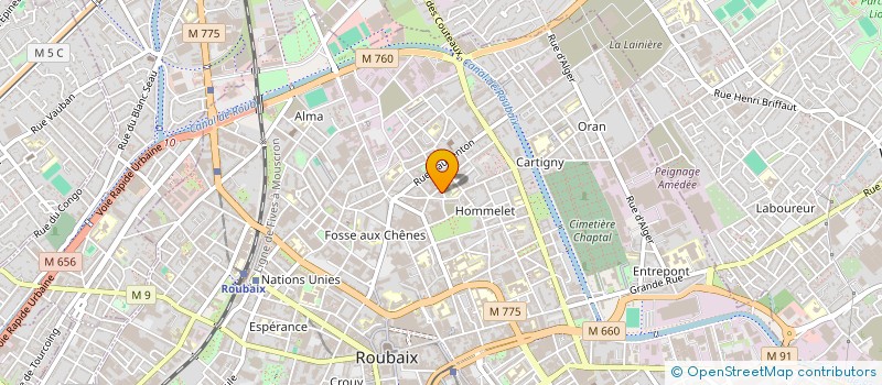 localisation de l'entreprise SARL ABRIT 2000 à ROUBAIX