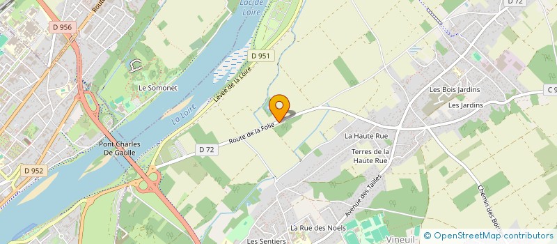 localisation de l'entreprise SARL ABRIT à VINEUIL