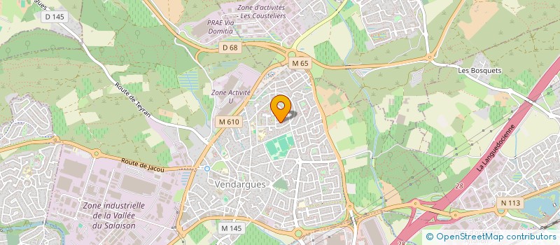 localisation de l'entreprise SARL ABRL à VENDARGUES