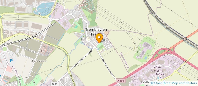 localisation de l'entreprise SARL ABUN à TREMBLAY-EN-FRANCE