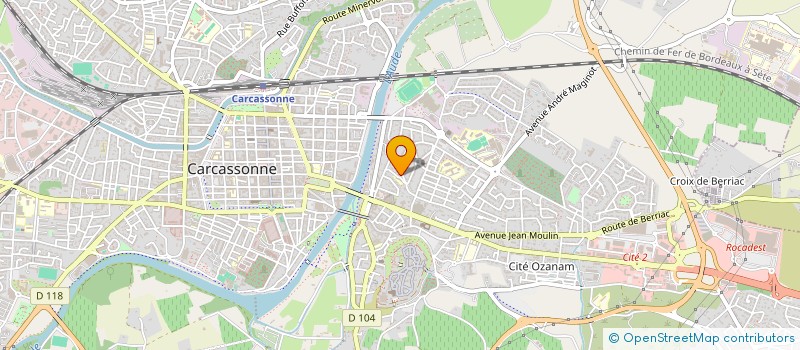localisation de l'entreprise SARL ABUNDANTIA  CARCASSONNE