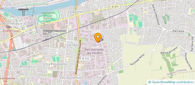 localisation de l'entreprise SARL ABV SERVICES à DECINES-CHARPIEU