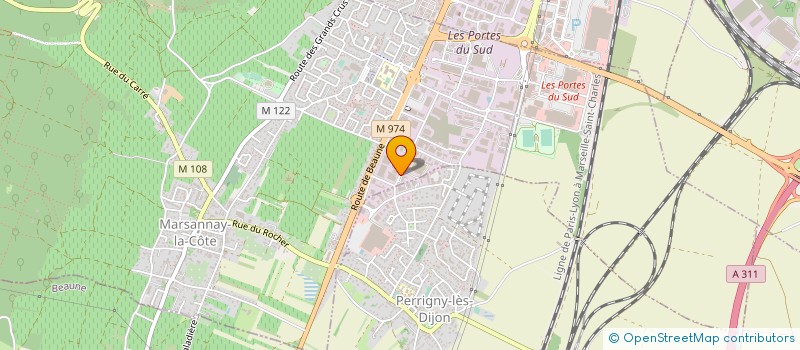 localisation de l'entreprise SARL AC 21 à MARSANNAY-LA-COTE