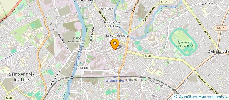 localisation de l'entreprise SARL AC à MARCQ-EN-BARŒUL