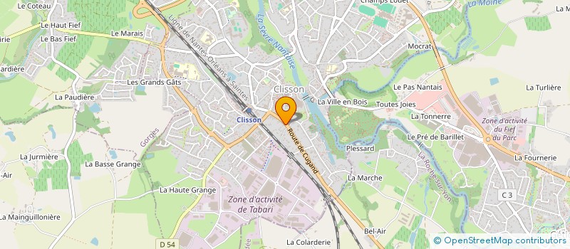 localisation de l'entreprise SARL AC & CO  CLISSON