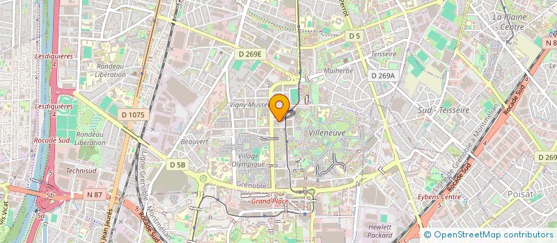 localisation de l'entreprise SARL AC.S.D  GRENOBLE