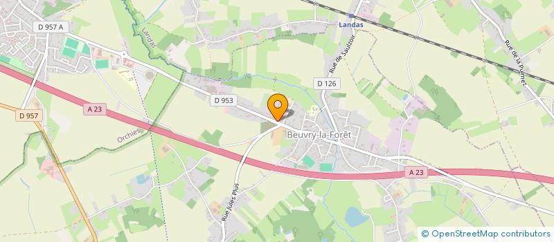 localisation de l'entreprise SARL AC2J  BEUVRY-LA-FORET