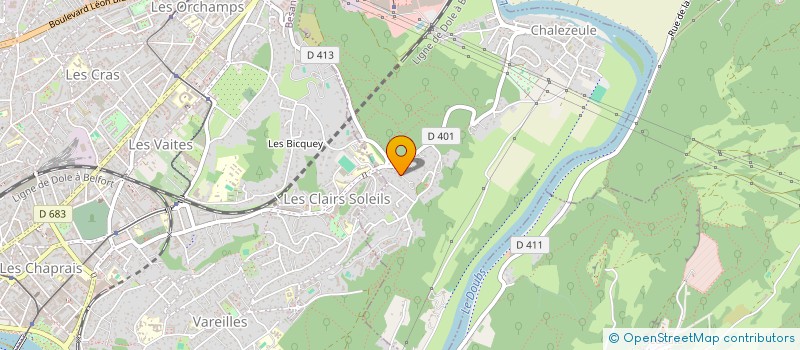 localisation de l'entreprise SARL AC2L PARQUETS  CHALEZEULE