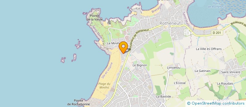 localisation de l'entreprise SARL ACAJOU à SAINT-MALO