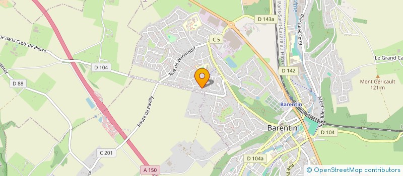 localisation de l'entreprise SARL ACART CONSTRUCTIONS  BARENTIN