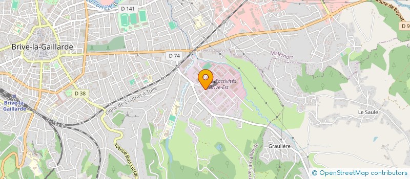 localisation de l'entreprise SARL ACB à BRIVE-LA-GAILLARDE