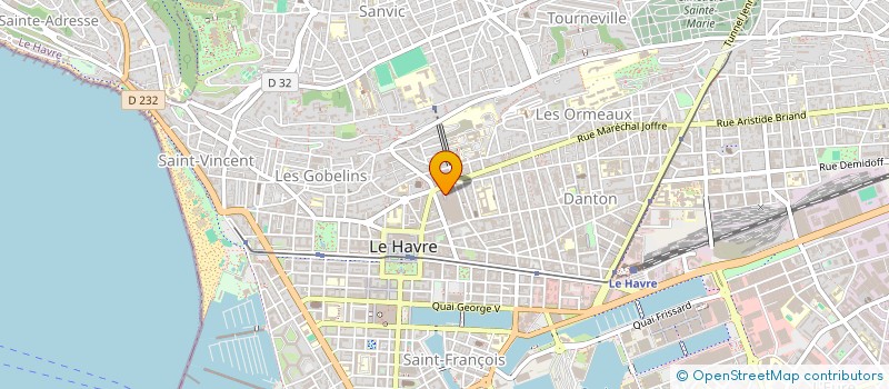 localisation de l'entreprise SARL ACBI INTERIM à LE HAVRE