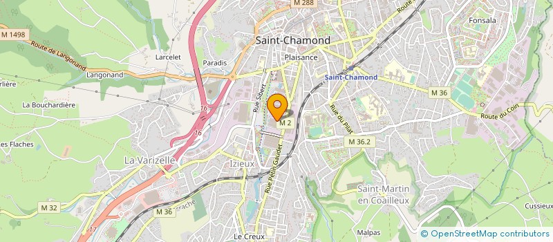 localisation de l'entreprise SARL ACCEL à SAINT-CHAMOND