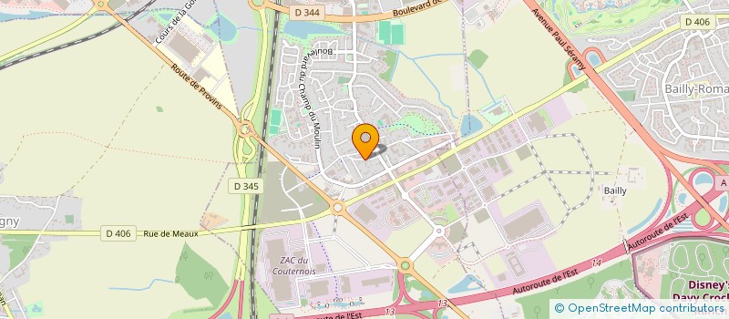 localisation de l'entreprise SARL ACCENT  SERRIS