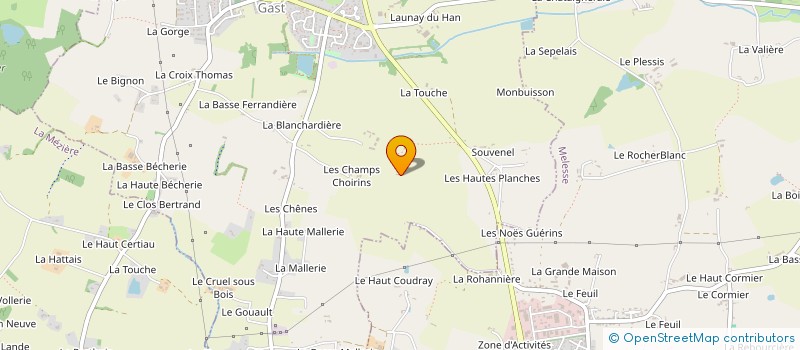localisation de l'entreprise SARL ACCER OUEST AEROTHERMIE CHAUFFAGE CLIMATISATION ENERGIES RENOUVELABLES à MELESSE