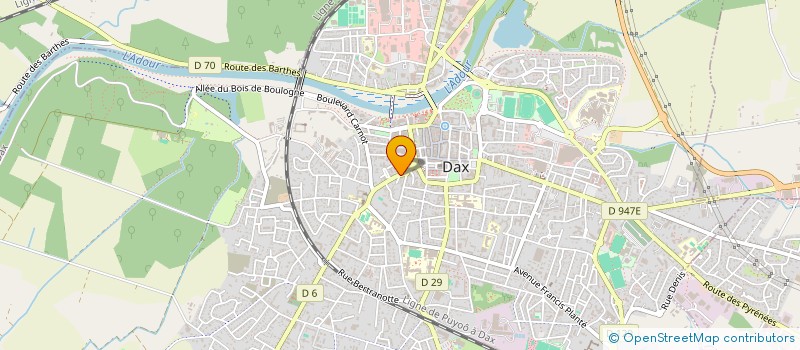localisation de l'entreprise SARL ACCES DIRECT NEGOCE (A.D.N) à DAX