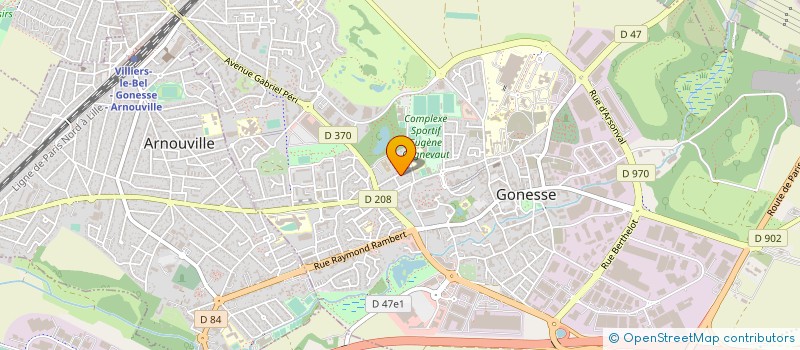 localisation de l'entreprise SARL ACCES FERMETURES à GONESSE